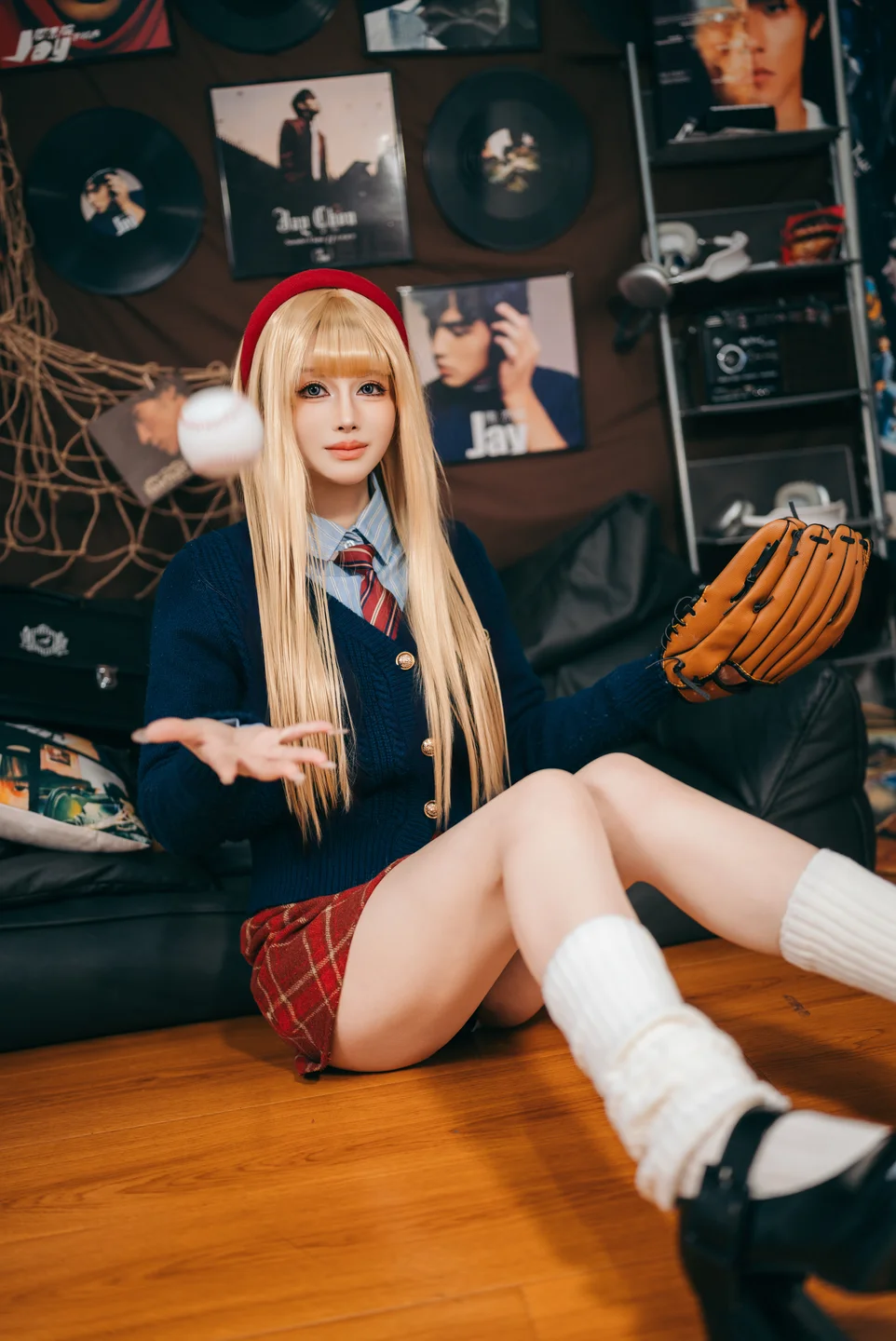 鹿八岁baby - No.115 棒球少女 [23P-704MB] tg@simisebaisi 【丝足阁】011.webp